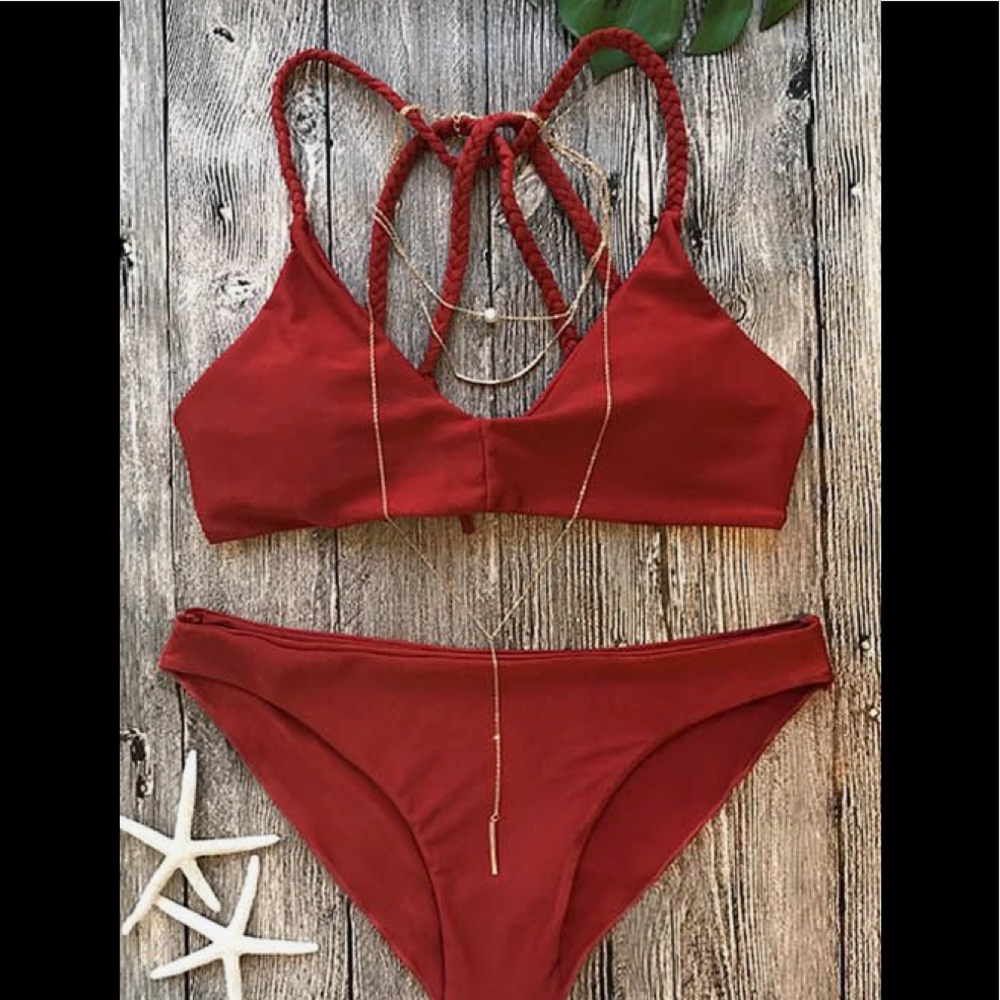 Brand New, Dark Red Bikini